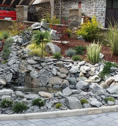 Namakalni sistemi in zasaditev rastlin, urejanje okolice Slovenija