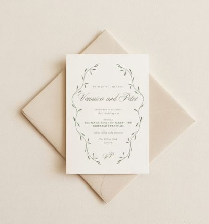 Izdelava poročnega vabila Slovenija