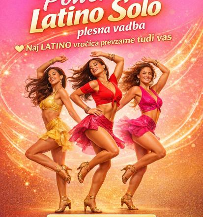 Power latino solo plesna vadba Primorska