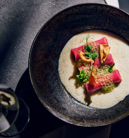 Valentinova večerja Sežana z mesnim ali ribjim menijem