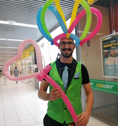 Profesionalne animacije na dogodkih, praznovanjih Slovenija