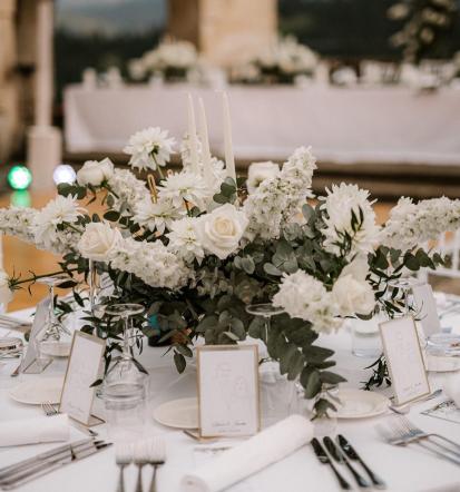 Poročna cvetlična dekoracija