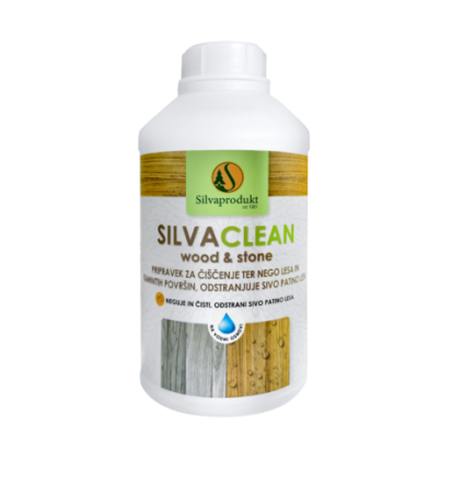 Silvaclean, pripravek za čiščenje ter nego lesa in kamnitih površin