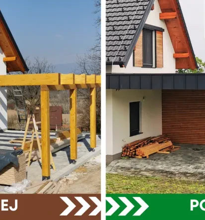 Leseni nadstreški Slovenija