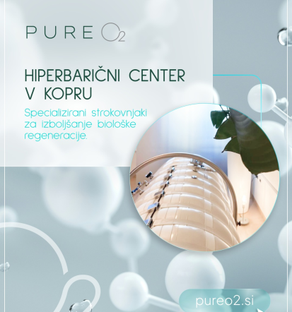 Hiperbarična kisikova terapija za regeneracijo Koper, Primorska
