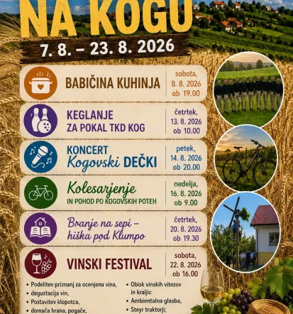 Poletje na Kogu – poletni dogodek v Pomurju