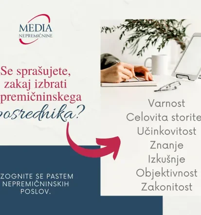 Dobra nepremičninska agencija Osrednja Slovenija, kontaktirajte nas