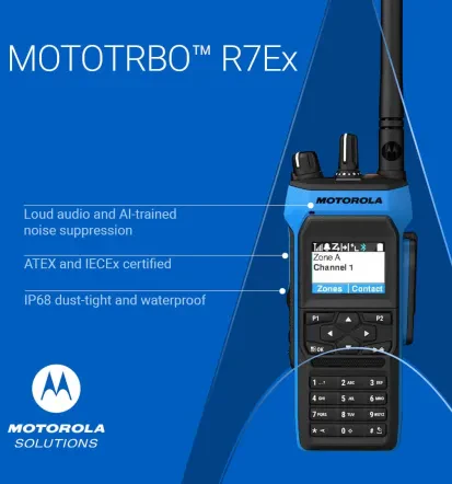 Motorola R7 in R5 za zahtevna delovna okolja