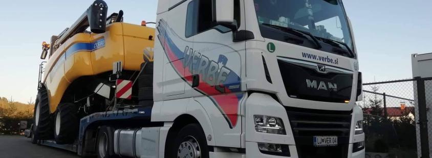 Izredni mednarodni prevozi tovora Slovenija