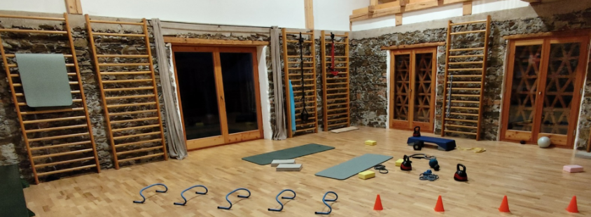 Telovadnica in dober fitnes pr' Špan Dolenja vas