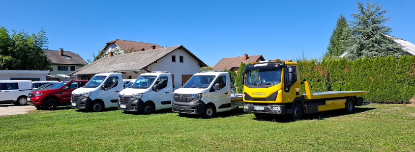 Najem osebnih vozil in kombijev Prekmurje, Štajerska