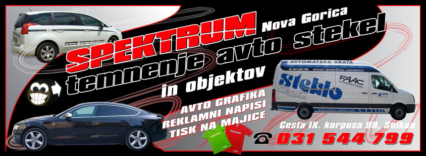 Temnenje avtostekel Solkan, Nova Gorica