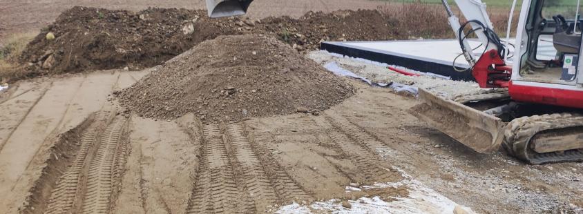 Strojni in gradbeni izkopi za temelje Maribor