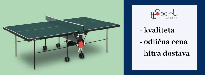 Oprema za namizni tenis Slovenija, TT SPORT d.o.o., Golnik