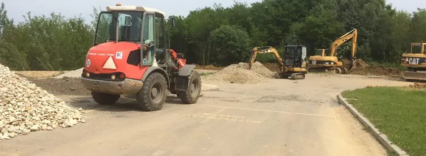 Izkopi za kanalizacijo in obnova cest Murska Sobota, Prekmurje