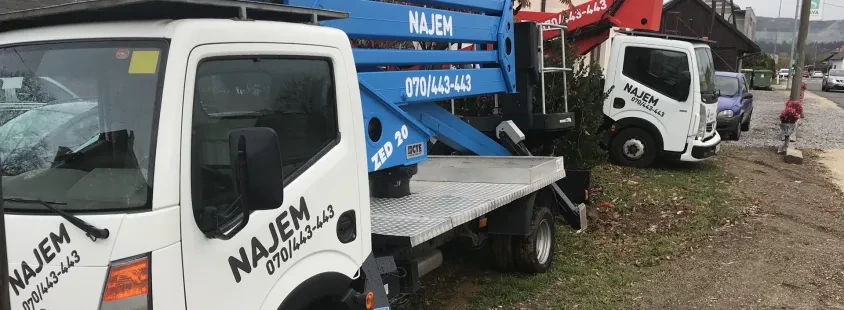 Oddaja in prodaja dvižnih ploščadi Slovenija