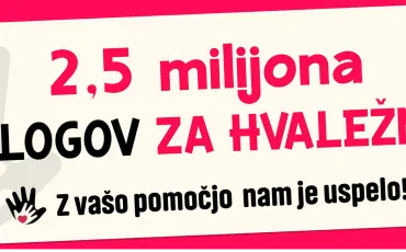 Slovenija stopili smo skupaj za Jako in zbrali 2,5 milijona evrov